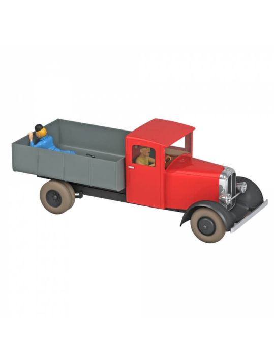 VOITURE TINTIN CAMION ROUGE LOTUS BLEU COMPLET EN BOITE C9