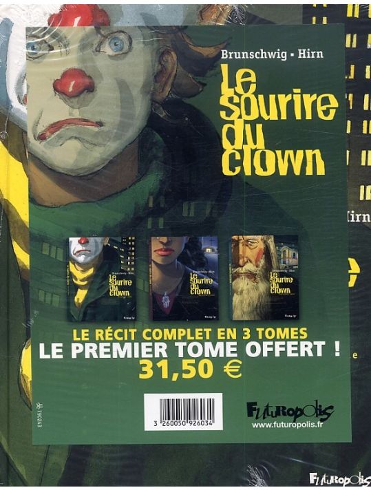 le sourire du clown - pack promo tome 1 à tome 3 main product photo