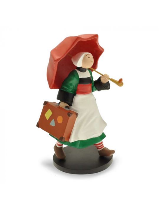 Figurine de collection Plastoy: Bécassine et son parapluie main product photo