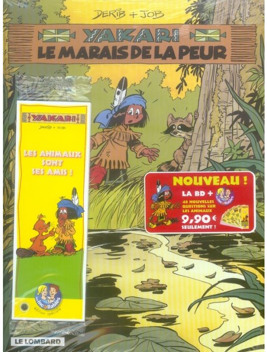 yakari tome 33 - le marais de la peur + 48 Fiches Les incollabes sur les animaux main product photo