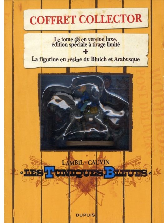 Les tuniques bleues tome 48 - Arabesque - coffret collector avec figurine main product photo