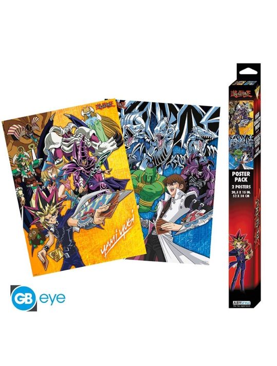 Set 2 Chibi Posters Yu-Gi-Oh! Yami Yugi & Seto Kaïba main product photo