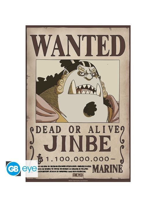 Poster Wanted Jinbe Wano (52 x 38 cm) main product photo