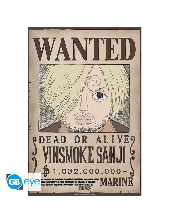 Poster Wanted Sanji Wano (52 x 38 cm) main product photo