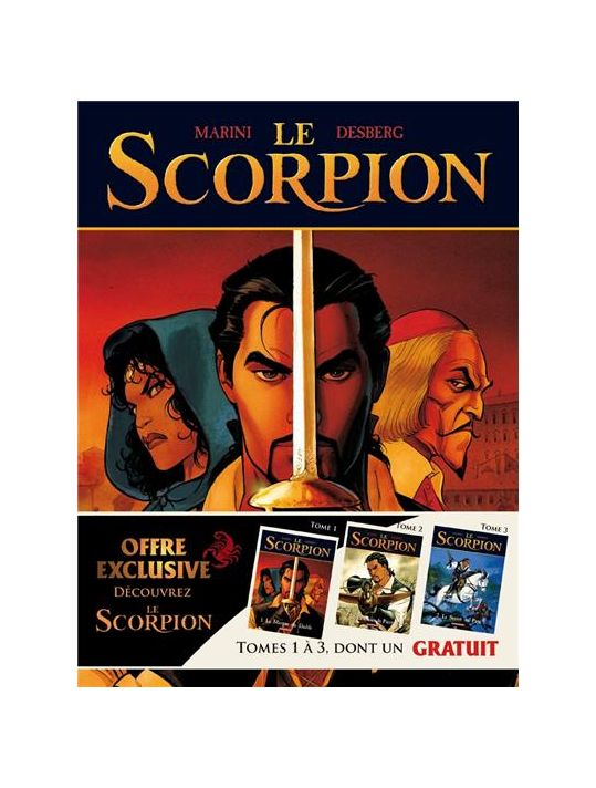 le Scorpion - tome 1 à tome 3 - pack main product photo