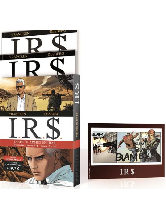 IRS fourreau tomes 15 et 16 + ex-libris main product photo