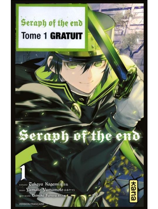 Seraph of the end pack tomes 1 à 3 (1 tome gratuit) main product photo