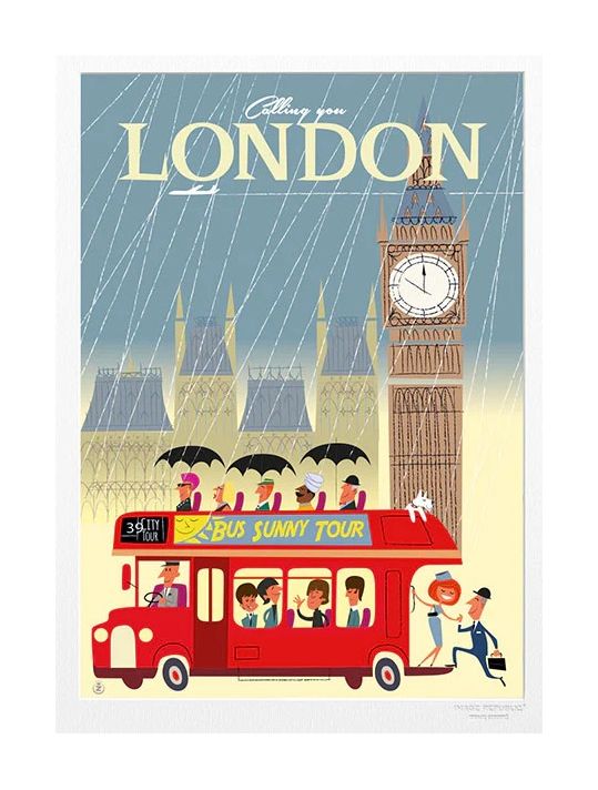 Affiche London calling (30x40 cm) main product photo
