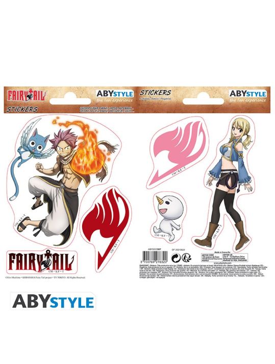 Mini stickers Natsu et Lucy (16 x 11 cm) main product photo