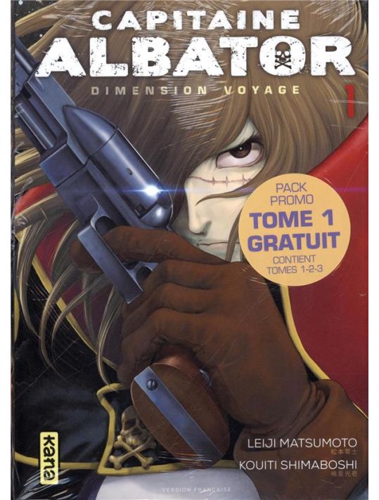 Capitaine Albator - Dimension voyage pack tomes 1 à 3 main product photo
