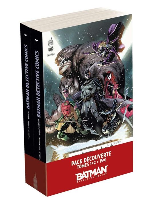 Batman détective comics - pack découverte tomes 1 et 2 main product photo
