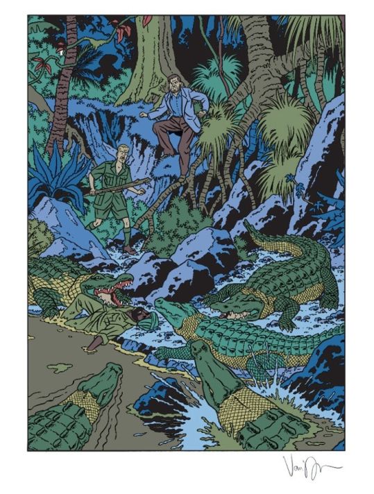 Sérigraphie Blake et Mortimer - La vallée des immortels 2 main product photo
