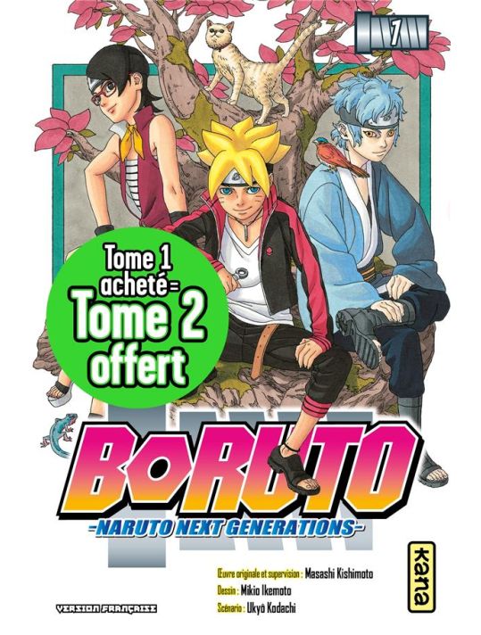 Boruto - pack tomes 1 et 2 main product photo