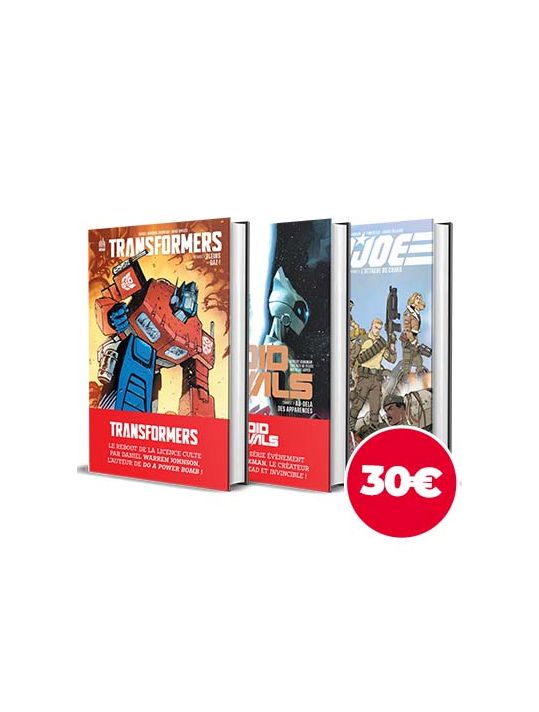 Pack Energon Universe - Transformers tome 1+ Void Rivals tome 1 + GI Joe tome 1 main product photo