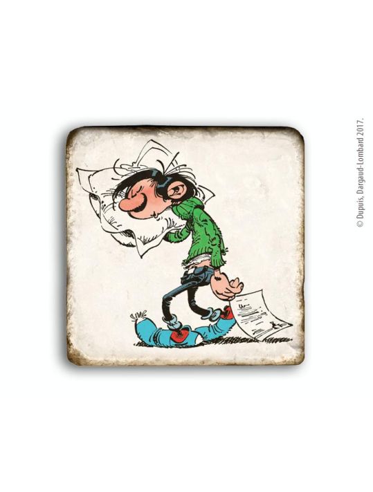 Marbre vieilli n°31 - Gaston dort debout main product photo