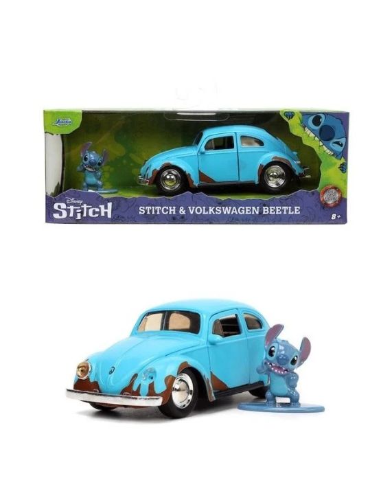 Stitch Figurine & 1959 VW Volkswagen Beetle main product photo