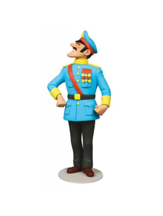 Figurine Tintin - Le Général Alcazar (N°42) - Moulinsart, Résine, Collection Officielle