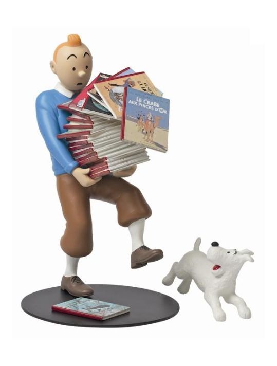 Tintin Images Mythiques - Tintin tenant les Albums (troisième édition 2013) main product photo