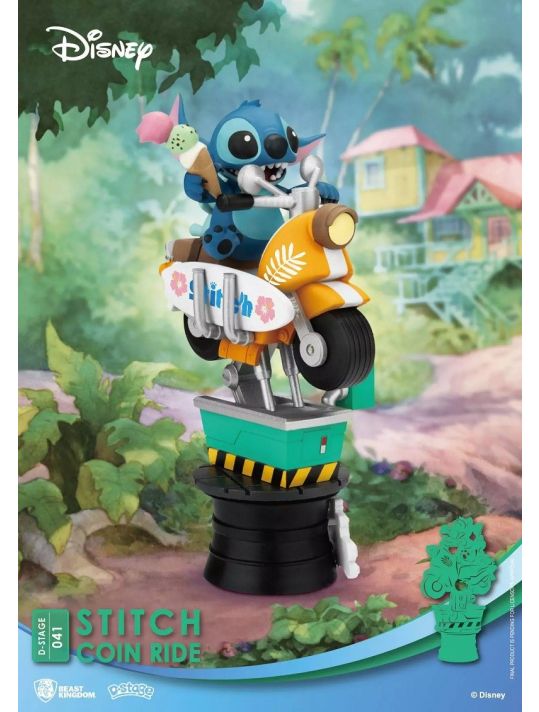 Figurine Diorama coin ride Stitch D-Stage main product photo