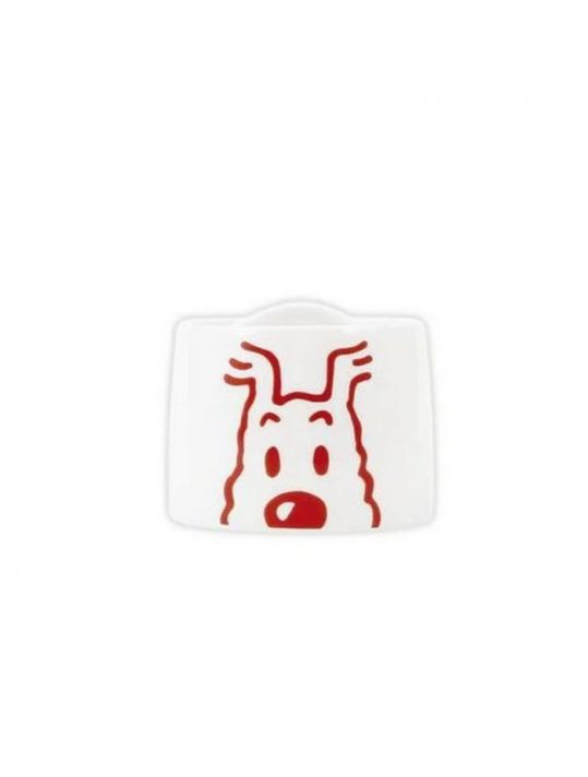 Sucrier en faïence Tintin Milou main product photo
