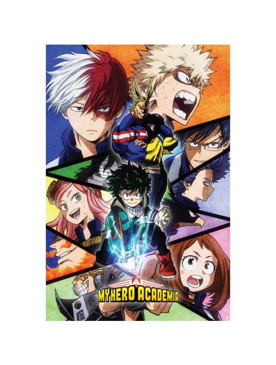 Poster My Hero Academia - Mosaïque de personnages (61x91cm) main product photo