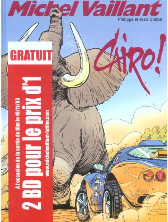 michel vaillant tome 63 - cairo + prime tome 28 main product photo