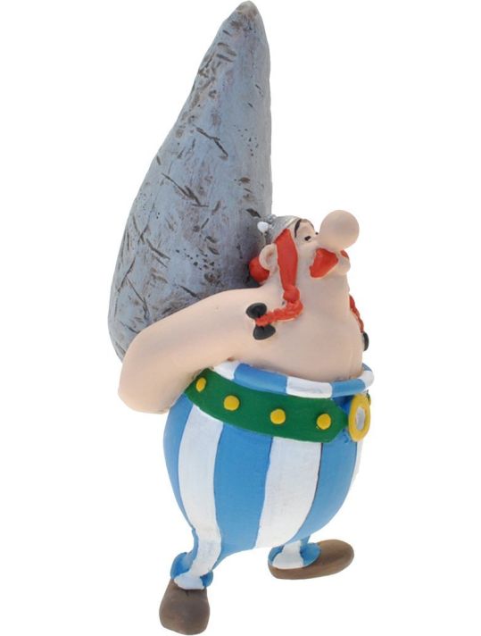 Figurine Obélix et son menhir main product photo