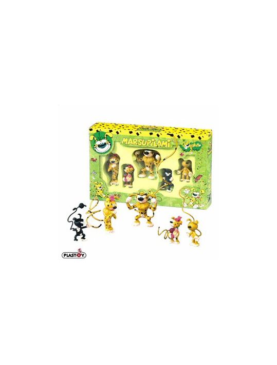 Coffret 5 figurines Marsupilami main product photo