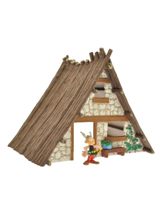Scène Collector Astérix – Maison En Bois + Figurines – Plastoy – 2002 – Neuve