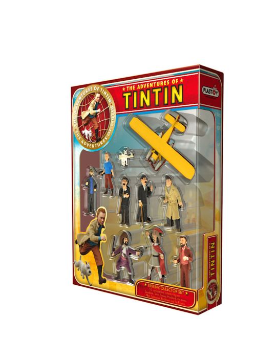 Hergé - 4x set Plastoy - The Adventures of Tintin -The
