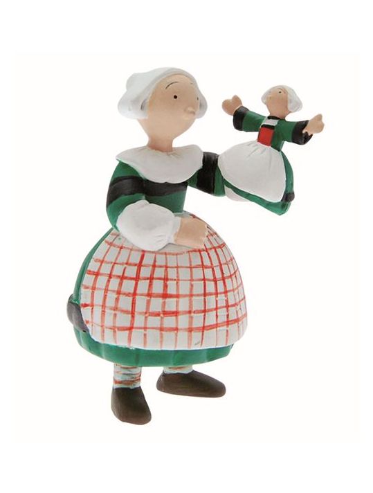 Figurine Bécassine enfant et la marionnette poupée main product photo