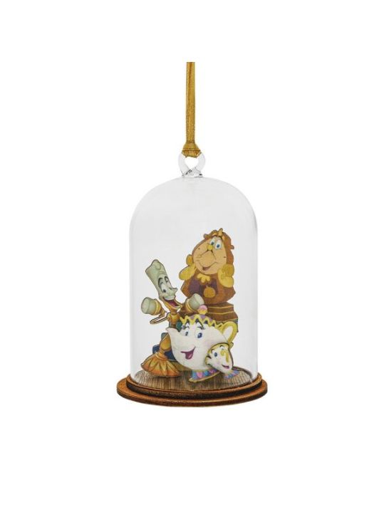 La Belle et la Bête - Suspension cloche Mme Samovar et Chip main product photo