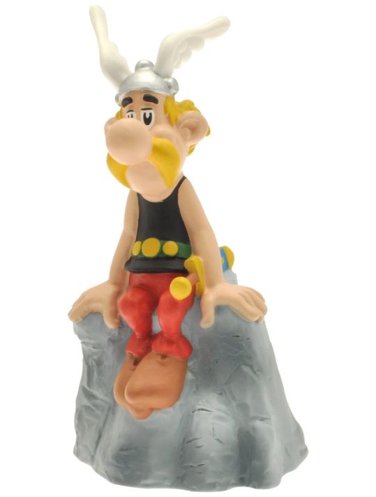 Tirelire Astérix sur un rocher main product photo