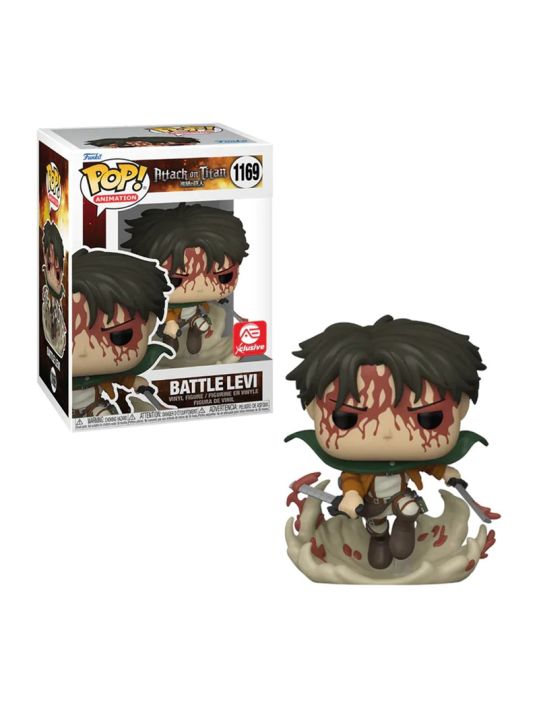 Figurine Pop 1169 - Attaque des Titans - Battle Levi main product photo