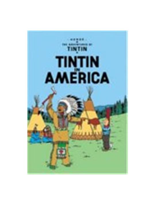 The adventures of Tintin tome 3 - Tintin in America - tintin en anglais main product photo