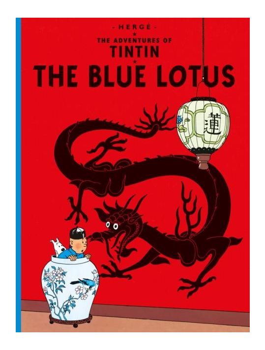 The adventures of Tintin tome 5 - the blue lotus - tintin en anglais main product photo