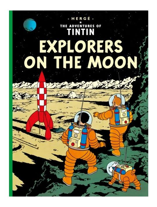 The adventures of Tintin tome 17 - explorers on the moon - tintin en anglais main product photo