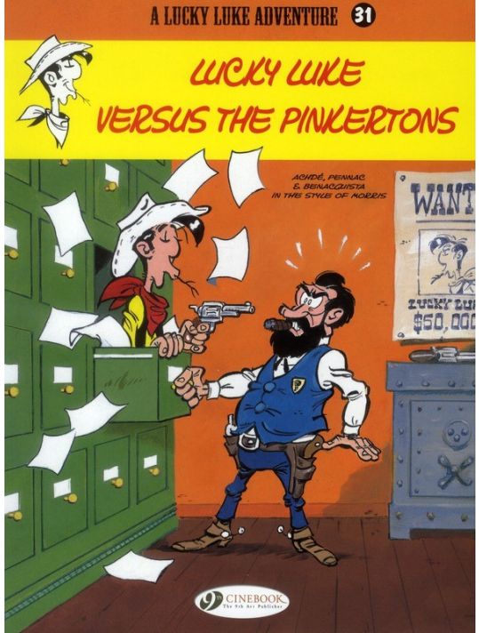 Lucky luke tome 31 - versus the pinkertons (en anglais) main product photo