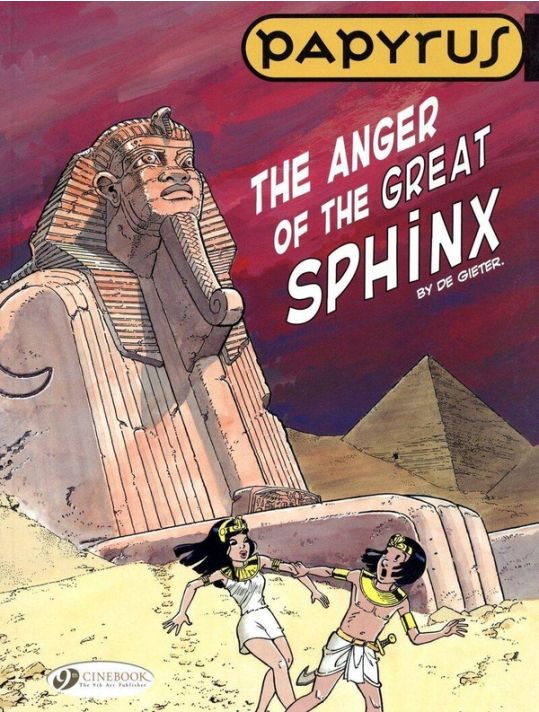 Papyrus tome 5 - the anger of the great sphinx - en anglais main product photo