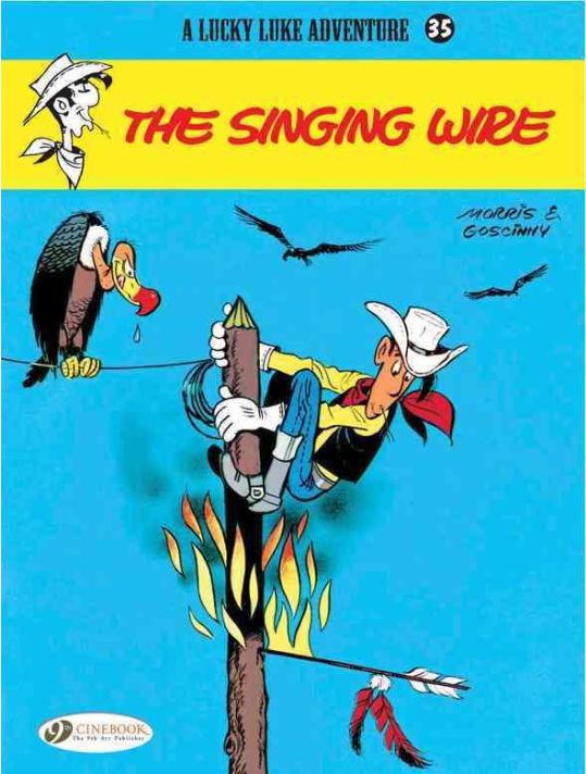 Lucky Luke tome 35 - the singing wire (en anglais) main product photo