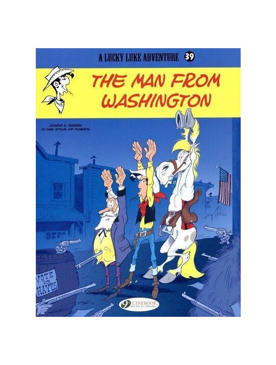 Lucky luke tome 39 - the man from washington (en anglais) main product photo