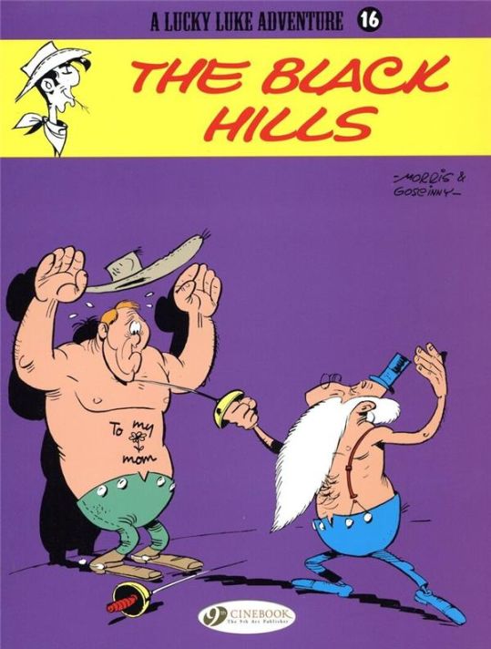 Lucky luke tome 16 - the black hills (en anglais) main product photo