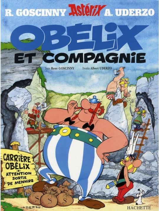 Astérix tome 23 - obélix et compagnie main product photo