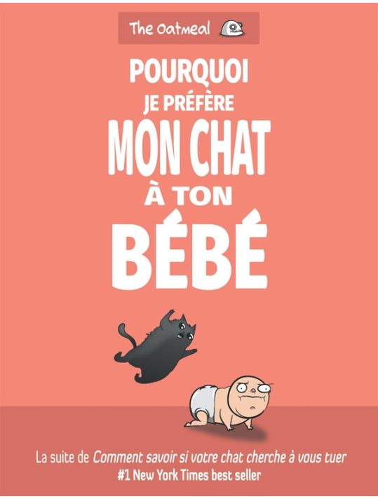 Pourquoi je préfère mon chat à ton bébé main product photo