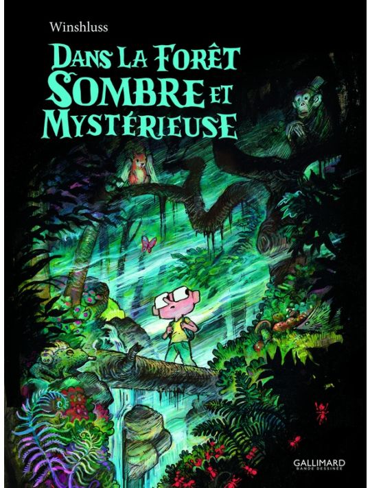Dans la forêt sombre et mystérieuse main product photo