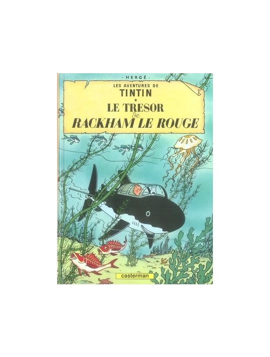 Tintin tome 12 - le trésor de rackham le rouge (petit format) main product photo