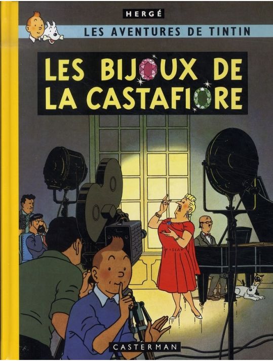 Tintin tome 21 - les bijoux de la castafiore (fac-similé couleurs 1963) main product photo