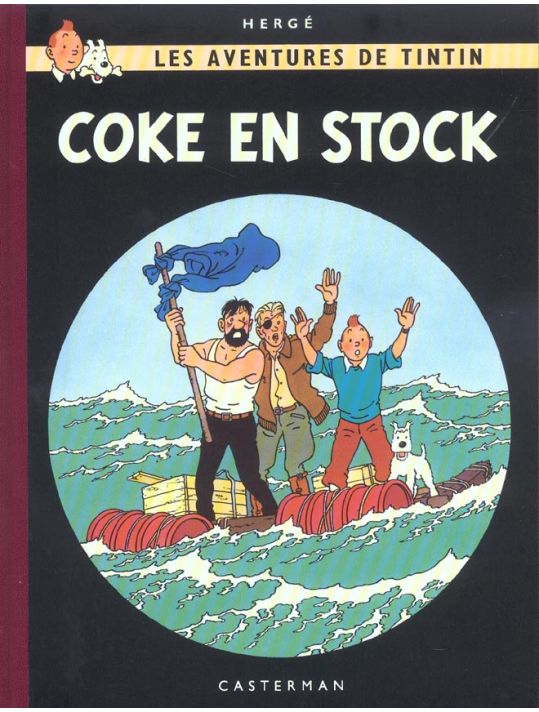 Tintin tome 19 - coke en stock (fac-similé couleurs 1958) main product photo