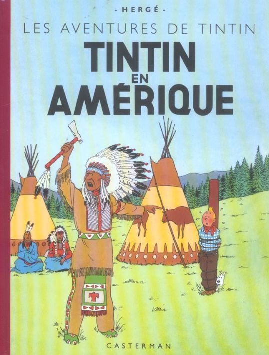 Tintin tome 3 - tintin en amérique (fac-similé couleurs 1946) main product photo
