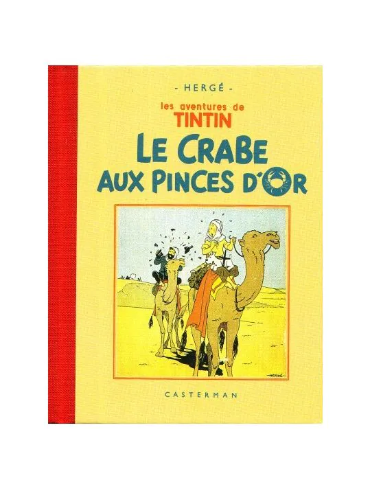 tintin ; mini tintin ; le crabe aux pinces d'or (noir et